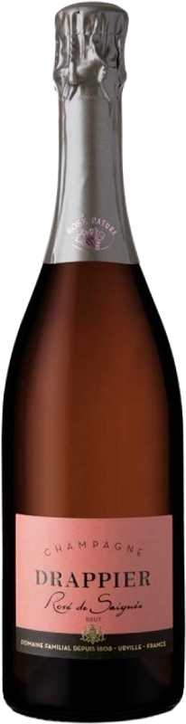 Flasche Drappier Rosé Brut Champagne von Drappier