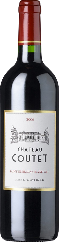 Flasche Saint-Emilion Grand Cru AOC von Château Coutet