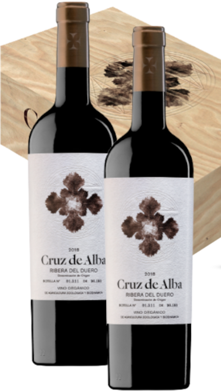 Image of Cruz de Alba Cruz de Alba Crianza Geschenkpackung 2 x 75cl Ribera del Duero Bio - 75cl - Duero-Tal (Castilla y Leon), Spanien