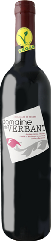 Bottle of Assemblage rouge Vegan Bardonnex Genève AOC from Domaine de Verbant