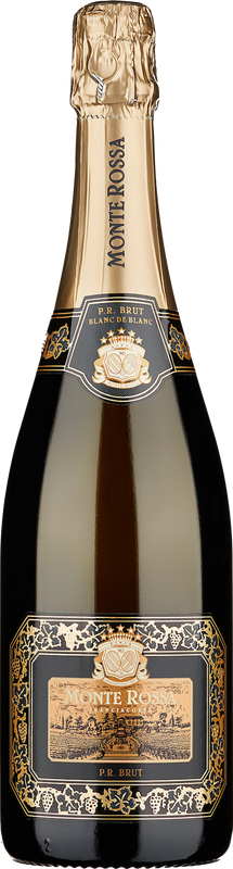 Bottiglia di P.R. Brut Blanc de Blanc DOCG di Monte Rossa