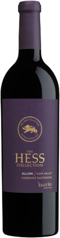 Bottle of Cabernet Sauvignon Allomi Vineyard from The Hess Collection Winery