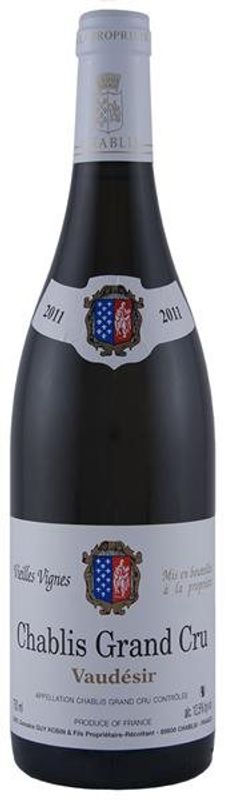 Flasche Chablis Vaudesir Grand Cru AOC von Domaine Robin Guy et Fils