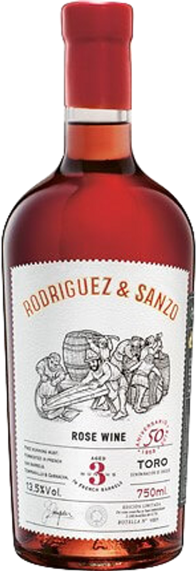 Bottle of Rosado Toro DO from Rodríguez Sanzo