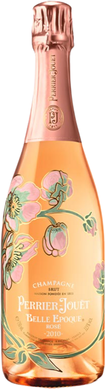 Bottiglia di Champagne Belle Epoque Rose di Perrier-Jouët