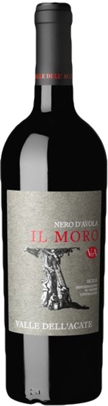 Flasche Il Moro Nero d'Avola Sicilia IGT von Valle dell'Acate