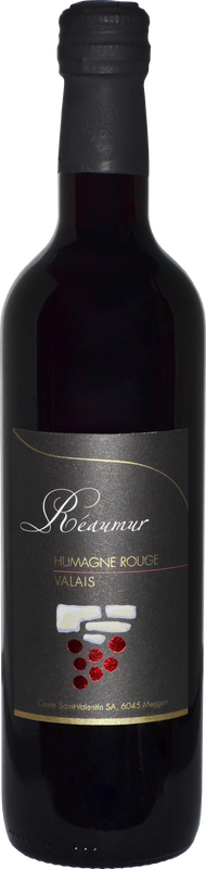 Flasche Reaumur Humagne Rouge AOC Valais von Caves Saint-Valentin