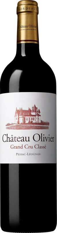 Bouteille de Château Olivier Cru Classé Pessac Leognan AOC de Château Olivier