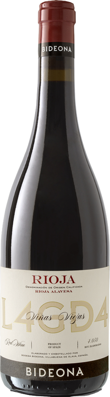 Bottiglia di Laguardia L4GD4 Bideona Vinos de Pueblo Rioja Alavesa DOCa di Península Vinicultores