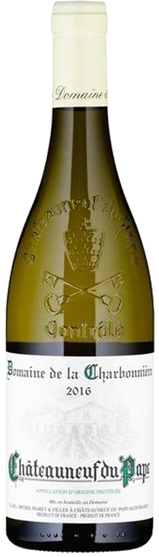 Bottiglia di Châteauneuf-du-Pape Blanc AC di Domaine de la Charbonnière