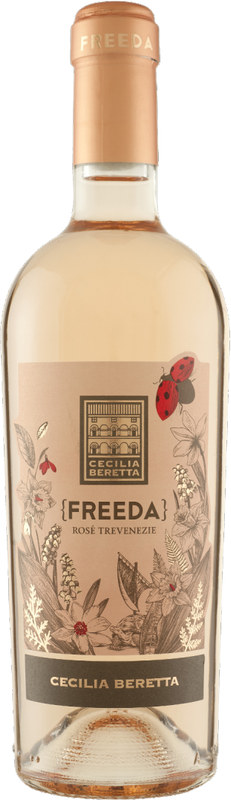 Flasche Freeda Rosé Trevenezie IGT von Cecilia Beretta