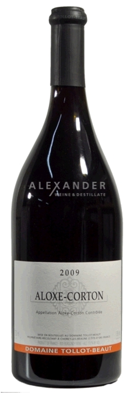 Bottiglia di Aloxe-Corton AOC rouge di Domaine Tollot-Beaut