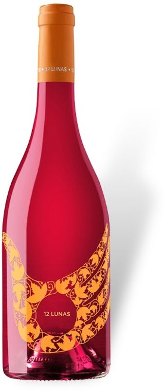 Flasche Somontano DO 12 Lunas rosado von Bodegas El Grillo y la Luna