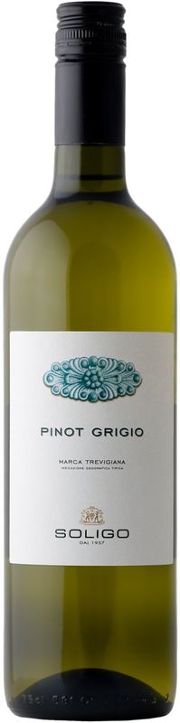 Bottiglia di Pinot Grigio IGT Marca Trevigiana di Colli del Soligo