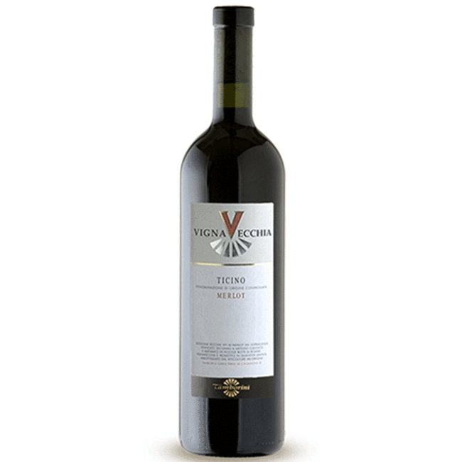 Image of Tamborini Vignavecchia Merlot del Ticino DOC - 75cl - Tessin, Schweiz bei Flaschenpost.ch