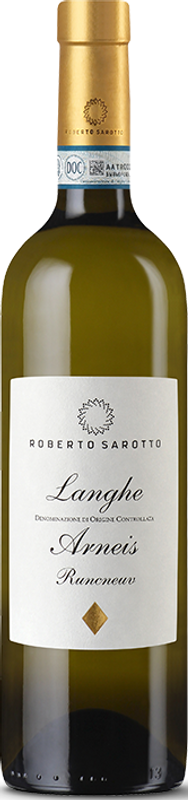 Bottle of Arneis delle Langhe DOC Runcneuv from Roberto Sarotto