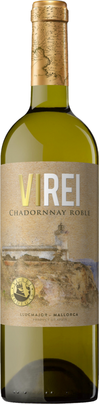 Bottiglia di Vi Rei Chardonnay Roble D.O. di Bodegas Vi Rei