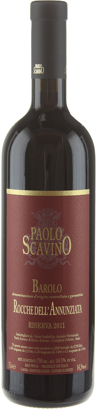 Bottle of Barolo Rocche dell'Annunziata Riserva from Scavino Paolo