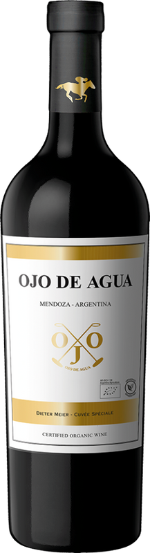 Bottiglia di Ojo de Agua Cuvee Speciale Barrel Selection di Ojo de Vino/Agua / Dieter Meier