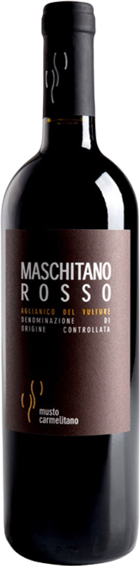 Flasche Maschitano Rosso Aglianico del Vulture DOC von Musto Carmelitano
