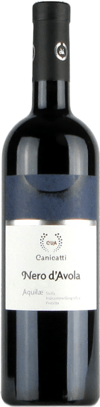 Flasche Aquilae Nero d'Avola IGP von Canicatti