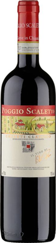 Bottle of Chianti classico DOCG from Podere Poggio Scalette