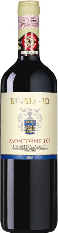 Bottle of Chianti Classico Montornello DOCG from Bibbiano