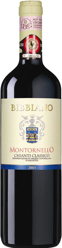 Bouteille de Chianti Classico Montornello DOCG de Bibbiano