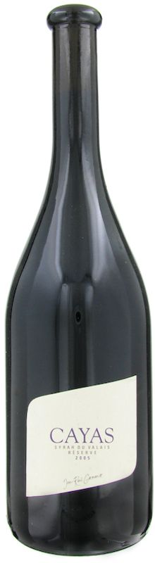 Bouteille de Syrah du Valais Cayas AOC de Jean-René Germanier