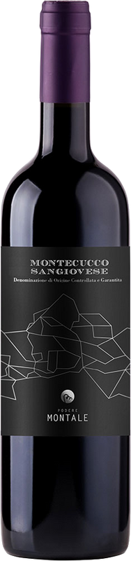 Bottle of Sangiovese Montecucco DOCG from Podere Montale