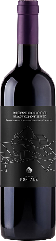 Bottiglia di Sangiovese Montecucco DOCG di Podere Montale