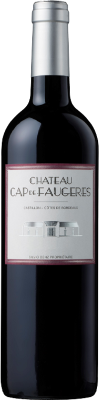 Bottiglia di Château Cap de Faugères AOC di Château Cap de Faugères