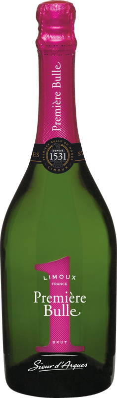 Flasche Premiere Bulle Brut Blanq. de Limoux AOC von Sieur d'Arques