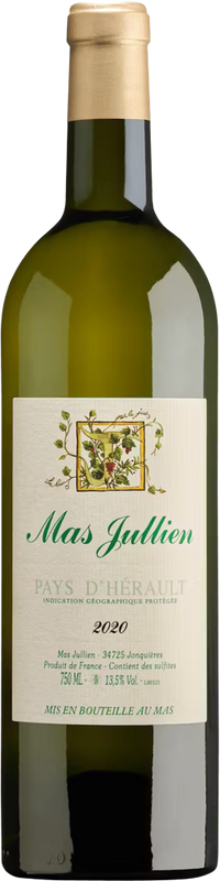 Bottle of Pays d'Hérault Blanc IGP/bd from Mas Jullien