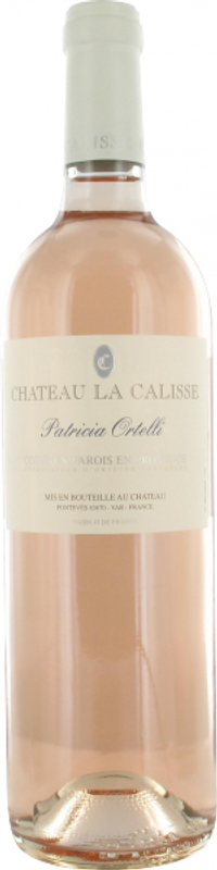 Bottiglia di Patricia Ortelli rosé di Château La Calisse