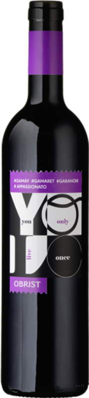 Bottiglia di YOLO Appassionato, Assemblage Rouge di Obrist