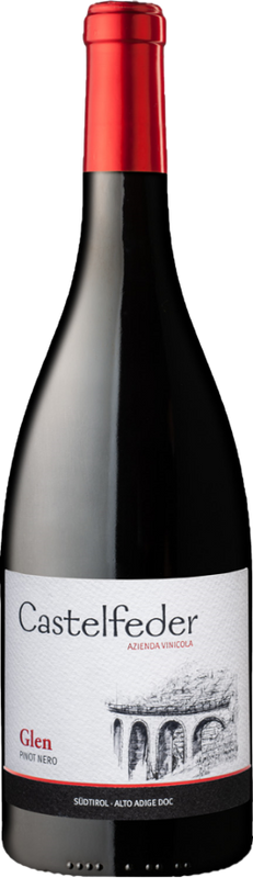 Bottle of Pinot Noir Glen Alto Adige DOC from Weingut Castelfeder
