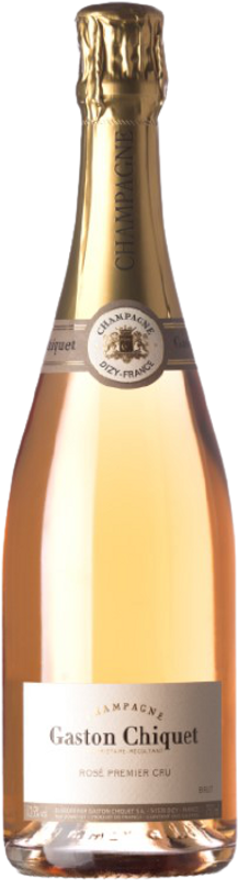 Bouteille de Champagne Rosé Premier Cru Brut de Gaston Chiquet