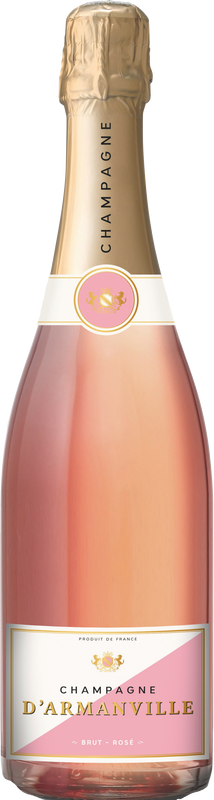 Bouteille de Champagne D’Armanville Rose de Champagne D’Armanville
