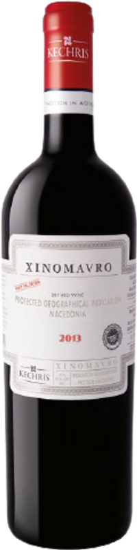Bottiglia di Xinomavro Protected Geograpical Indication Macendonia di Kechris Winery