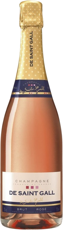 Bouteille de Champagne De Saint-Gall Rosé Brut 1er Cru de Union Champagne