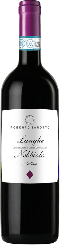 Bottle of Nativo Nebbiolo Langhe DOC from Roberto Sarotto