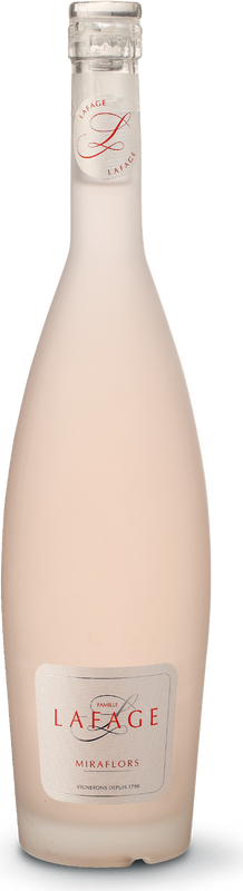 Bottle of Miraflors Rosé Côtes du Roussillon AOP from Domaine Lafage