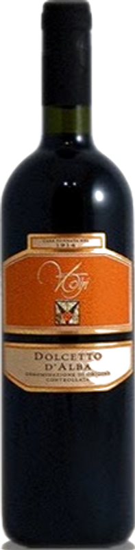 Flasche Dolcetto d'Alba DOC von Cantine Volpi