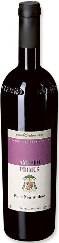 Bottiglia di Amedeo Primus Pinot Noir Auslese AOC di Bischöfliche Domaine