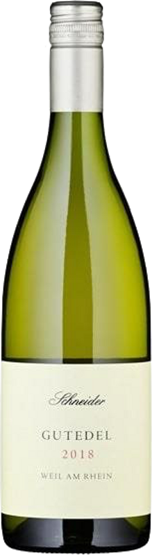 Bottle of Gutedel from Weingut Claus Schneider