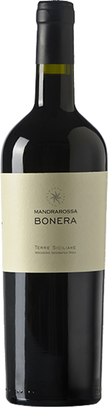 Bottle of Bonera Sicilia DOC from Mandrarossa Winery