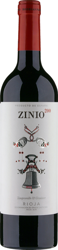 Bottle of Tempranillo/Graciano Rioja DOC from ZINIO Bodegas
