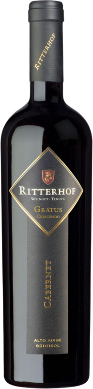 Bottiglia di Südtiroler Cabernet Sauvignon Gratus DOC di Ritterhof