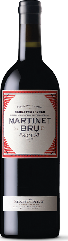 Bottle of Martinet Bru Priorat DOQ from Bodegas Mas Martinet